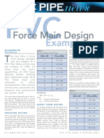 Force Main Design Example PDF