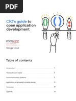 CIO's Guide: To Open Application Development