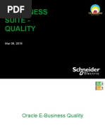 Oracle Apps Quality Module