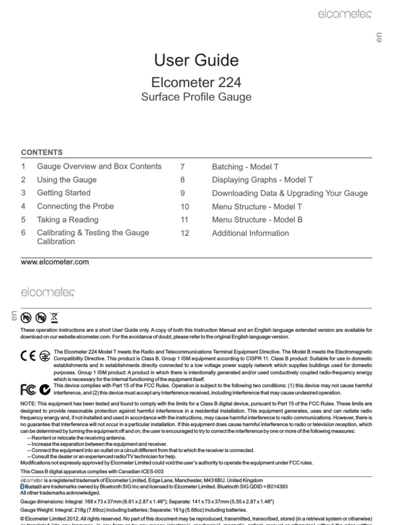 User Guide 224 PDF Interference