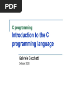 1-Introduction To The C Programming Language