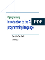 1-Introduction To The C Programming Language