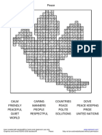 Wordsearch Peace PDF