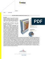 Wber - Therm EIFS Texturas Memoria Descriptiva y APU Exterior Insulation Finish System (EIFS) PDF