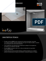 DISMAT - Catálogo Platos de Ducha de Resina Basic PDF