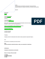 Alaow) : Ring: Local Area Network in Which The Devices, Nodes, Are Connected in A Closed Loop