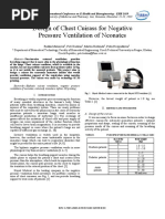 Design of Chest Cuirass For Negative Pressure Ventilation of Neonates