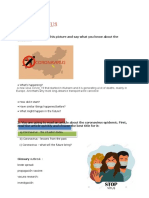 Coronavirus: 1. Warm-Up. Look at This Picture and Say What You Know About The Situation