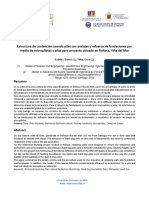 Estructura de Contención Usando Pilas Con Anclajes y Refuerzo de Fundaciones Por Medio de Micropilotes y Pilas para Proyecto Ubicado en Reñaca, Viña Del Mar PDF