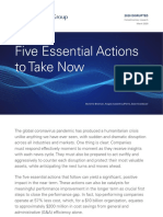 Five Essential Actions To Take Now: 2020 Disrupted