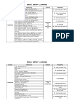 Small Group Learning: Bagian Portofolio Tanggal Pengampu