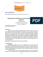 Mathematical Modeling of Corrosion Phenomenon in Pipelines-1553491748