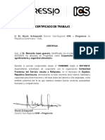CERTIFICADO DE TRABAJO Progressio PDF