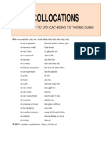 MỘT SỐ CỤM TỪ COLLOCATIONS PDF