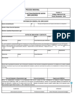 Formato Actualizacion Datos Empleador