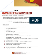 Curso Planner Mantenimiento