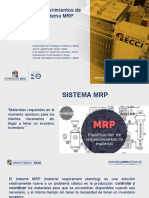 Exp. Planeacion de Requerimientos de Materiales MRP