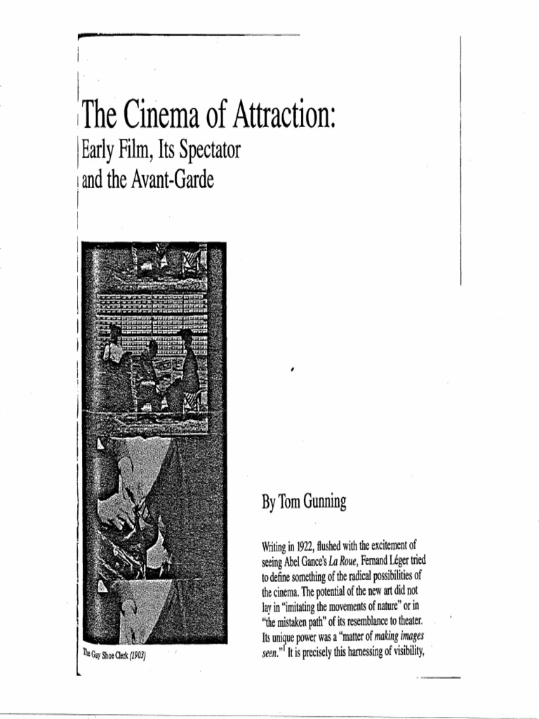 001 Gunning Tom Cinema of Attraction PDF PDF