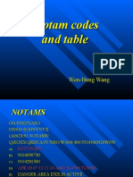 Table and Codes