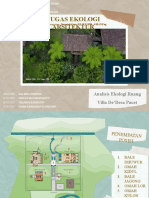 Penerapan Kriteria Bangunan Ecologis pada Ruang di Villa De'Desa