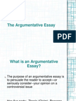 The Argumentative Essay