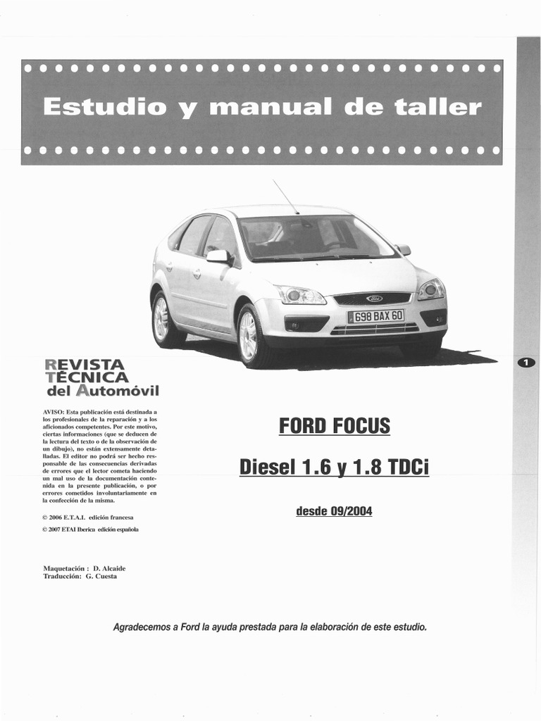 2002 FORD FOCUS REPAIR MANUAL visual data 5