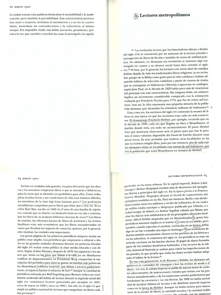 Peter Fritzsche - Lectores Metropolitanos | PDF