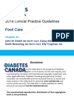 2018 Clinical Practice Guidelines: Foot Care