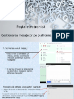 Posta Electronica Gestionarea Mesajelor