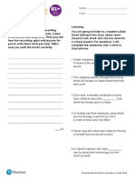 UNIT 6: Skills Test B: Photocopiable © Pearson Education Limited 2018