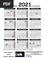 calendario 2021