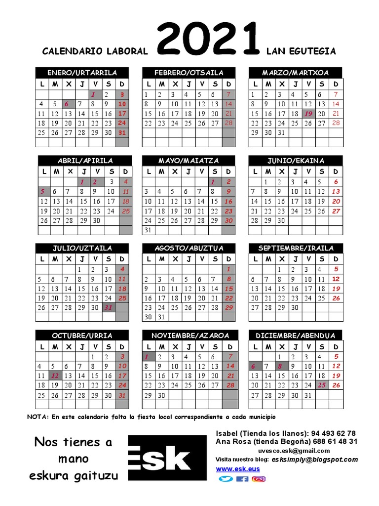 Calendario 2021 Calendario Violencia