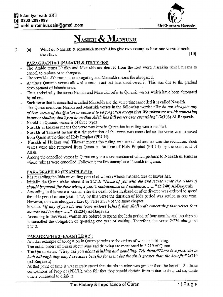 skh-history-and-importance-of-quran-pdf