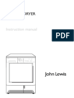 JLTDC 05 Tumble Dryer: Instruction Manual