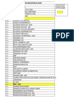 Lista de Productos Productos Industriales Saar