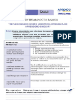 Ficha de Trabajo Jornada de Reflexion 5° Secundaria DPCC