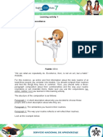 Learning Activity 1 Evidence: Modeling Excellence: Either, Neither, Too) You Learned in This Learning Activity