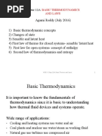 Chapter 12A:: Basic Thermodynamics and Laws