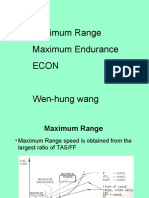 Maximum Range, Endurance & ECON Speeds Explained