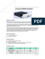 Multi-Channel RAMAN Amplifier: Product Description