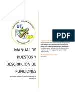 Manual de Puestos y Descripcion de Funciones Modificado