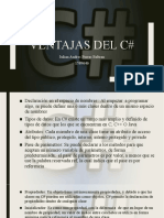 Ventajas Del C#: Julian Andres Porras Beltran 1589646