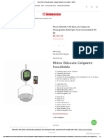 Rhino BACMU-40 Báscula Colgante Recargable Backlight Acero Inoxidable - INMEZA