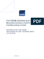 DGNB Criteria Buildings in Use GIB Version2015