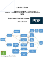 Project Network Extra Credit Assignment - Chapter 06