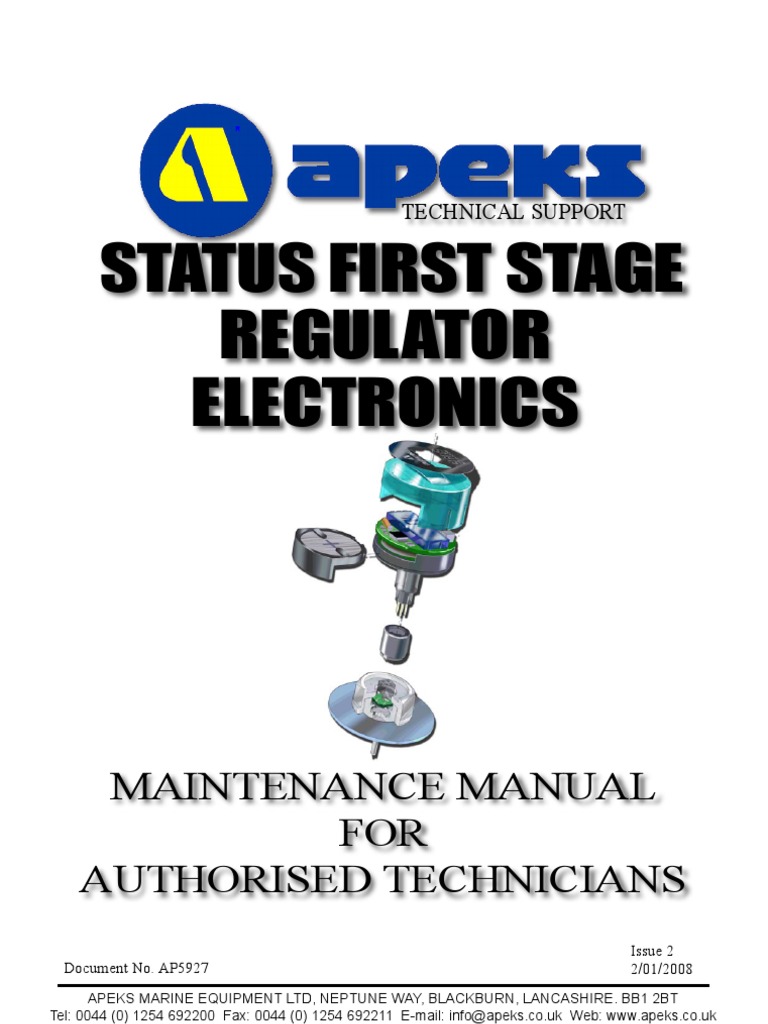 Apex Status - Issue 2 (2-01-2008) | PDF | Valve | Nut (Hardware)