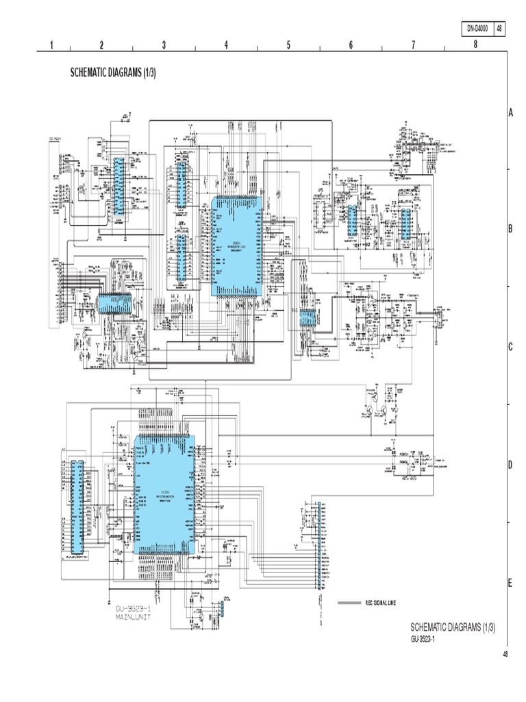 DN-D4000 Schematic Diagrams | PDF | Technical Communication ...