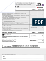 Dalf c1 - Sujet Demo Candidat Indiv