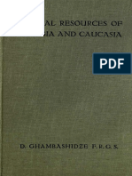 David Ghambashidze. Mineral Resources of Georgia and Caucasia. George Allen & Unwin, London, 1919