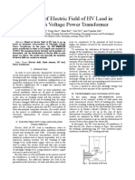 Analysis of Electric Field of HV Lead in Ultra High Voltage Power Transformer